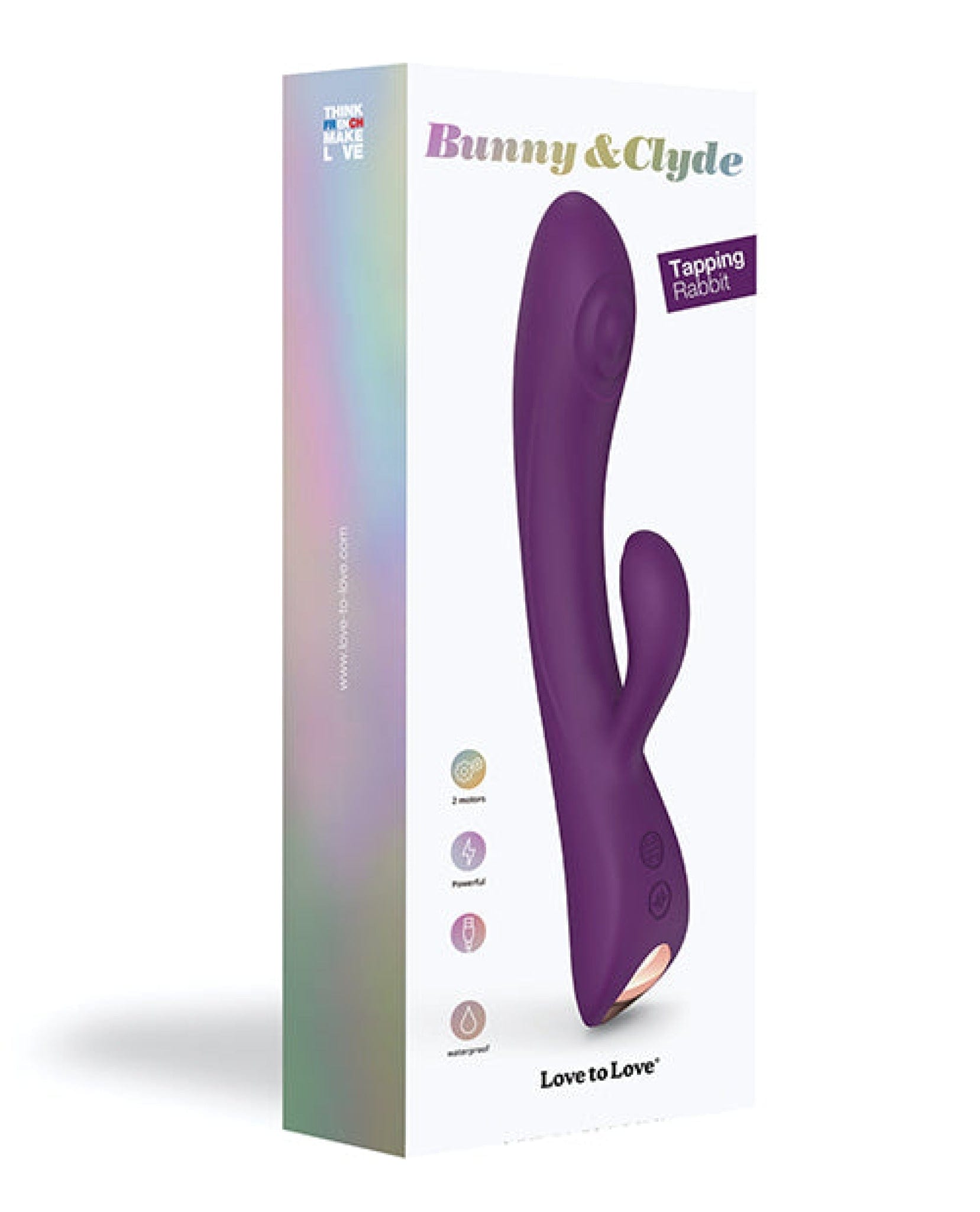 Doll Authority Vibrators Purple Rain Love To Love Bunny & Clyde Tapping Rabbit
