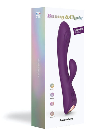Doll Authority Vibrators Purple Rain Love To Love Bunny & Clyde Tapping Rabbit