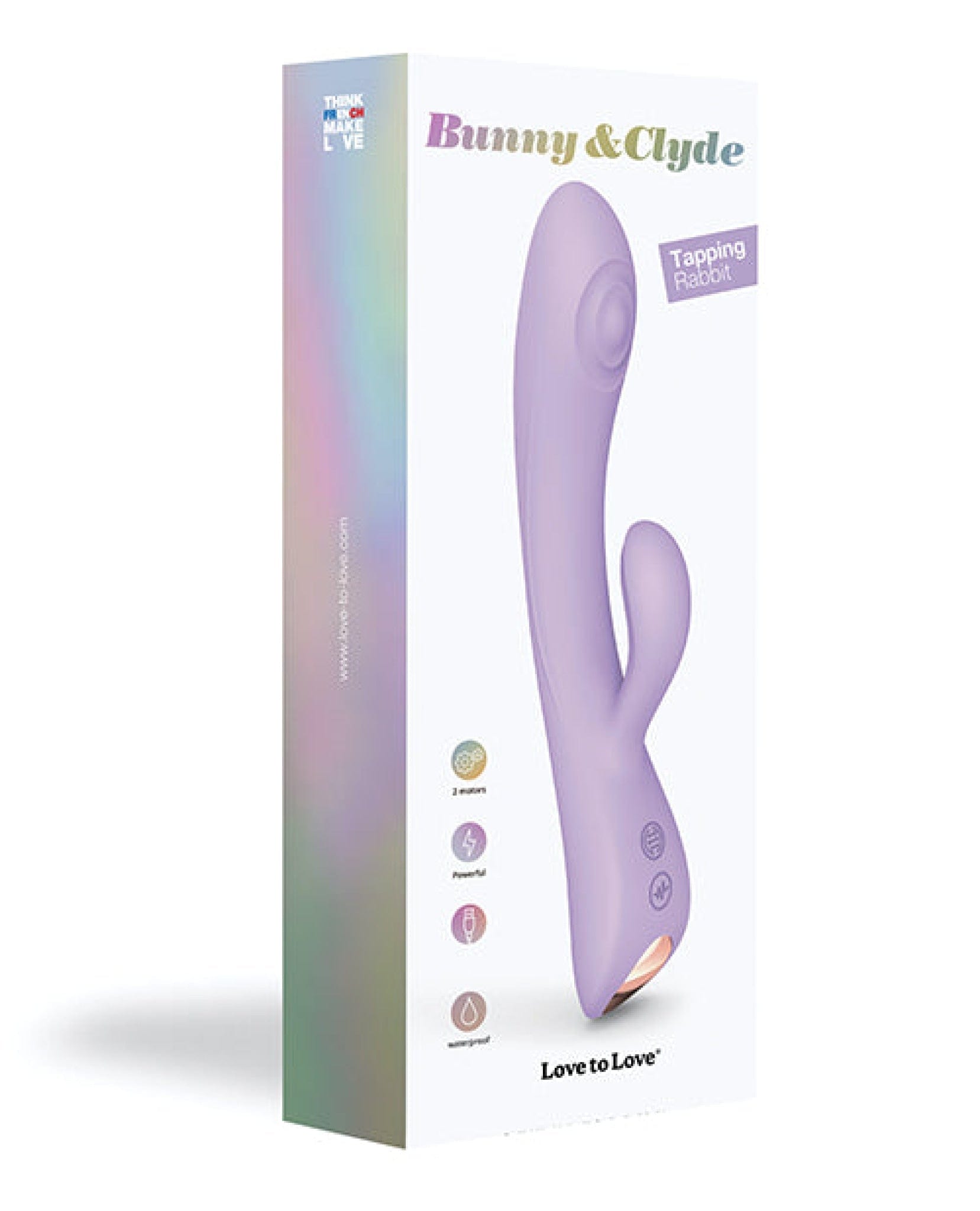 Doll Authority Vibrators Viva Mauve Love To Love Bunny & Clyde Tapping Rabbit