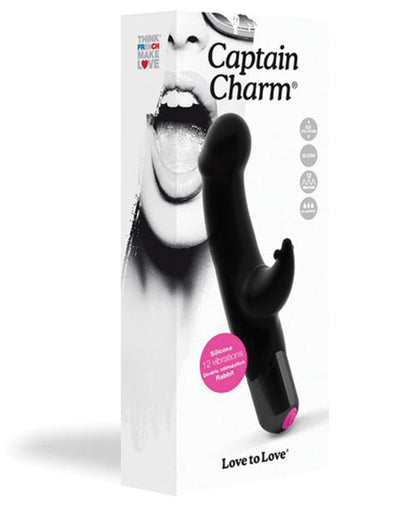 Doll Authority Vibrators Love To Love Captain Charm Rabbit - Black