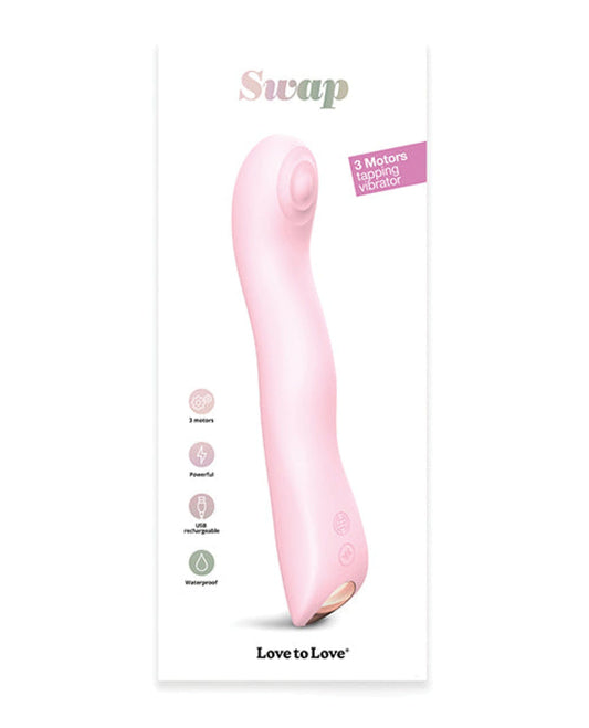 Doll Authority Vibrators Baby Pink Love To Love Swap Tapping Vibrator
