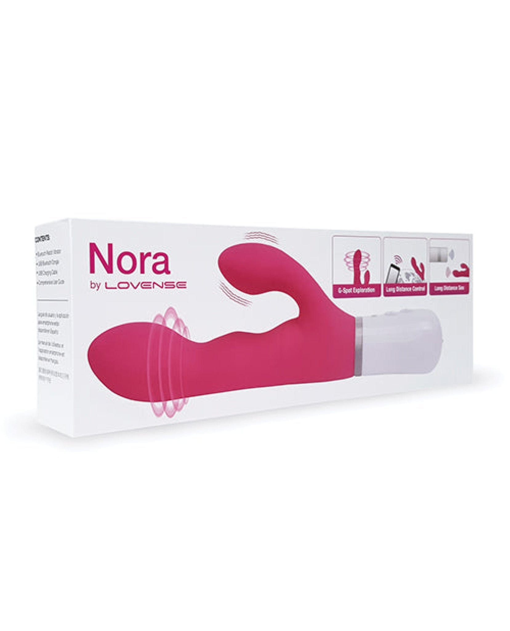 Doll Authority Vibrators Lovense Nora Rotating Head Rabbit - Pink