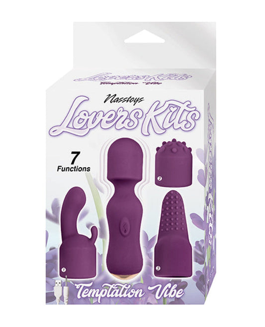 Doll Authority Vibrators Lovers Kits Temptation Vibe - Eggplant