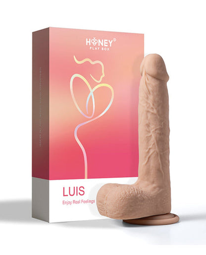 Doll Authority Vibrators Luis App Controlled Realistic 8.5" Thrusting Dildo Vibrator - Ivory