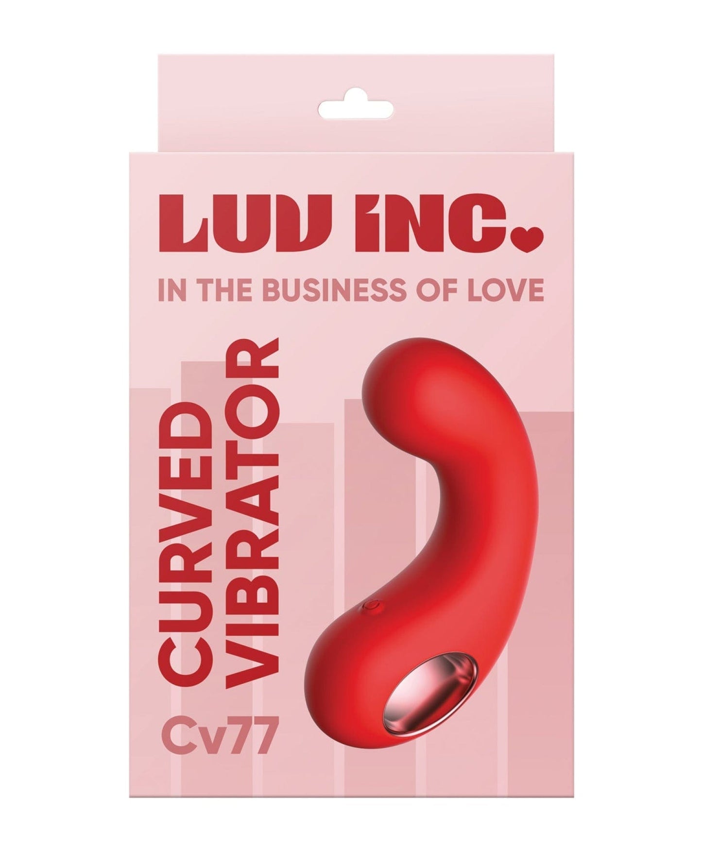 Doll Authority Vibrators Red Luv Inc. Curved Vibrator