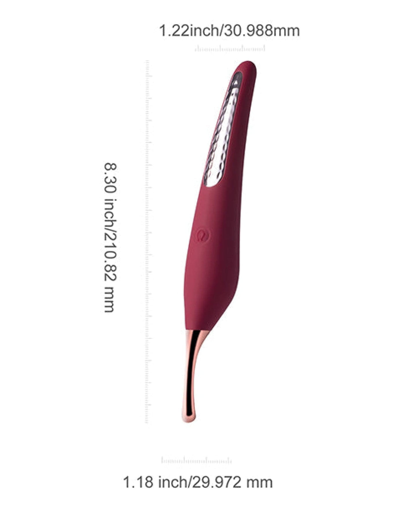 Doll Authority Vibrators Ms. Honey Pinpoint Clit Vibrator & Nipple Stimulator - Red Wine