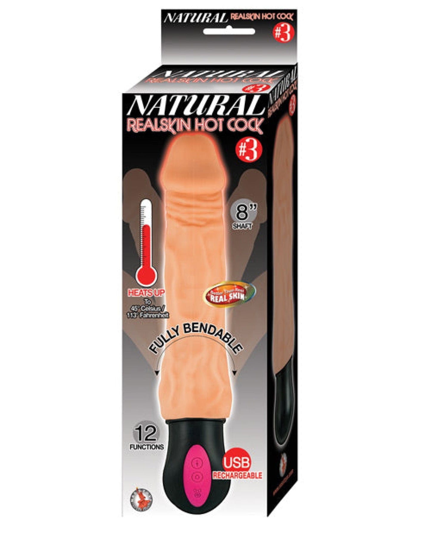 Doll Authority Vibrators Flesh Natural Realskin Hot Cock #3