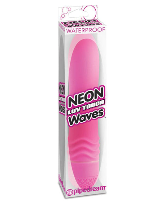 Doll Authority Vibrators Pink Neon Luv Touch Wave Vibe