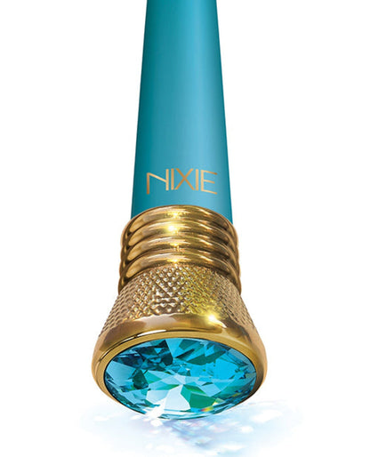 Doll Authority Vibrators Nixie Mystic Wave Satin Classic Vibe - 10 Function Aquamarine