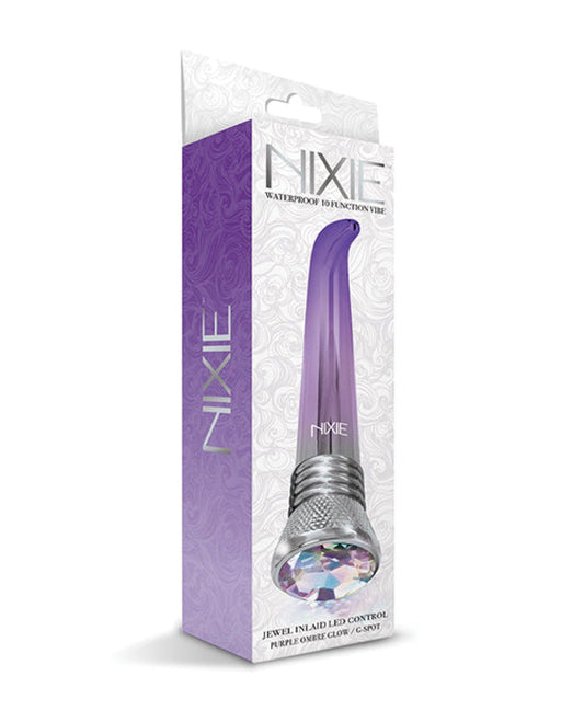 Doll Authority Vibrators Nixie Waterproof G-spot Vibe  - 10 Function Purple Ombre Glow