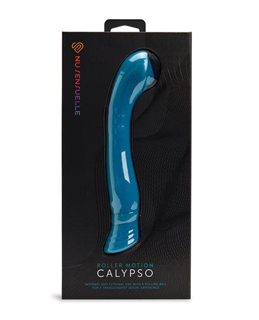 Doll Authority Vibrators Deep Turquoise Nu Sensuelle Calypso Roller Motion G-Spot