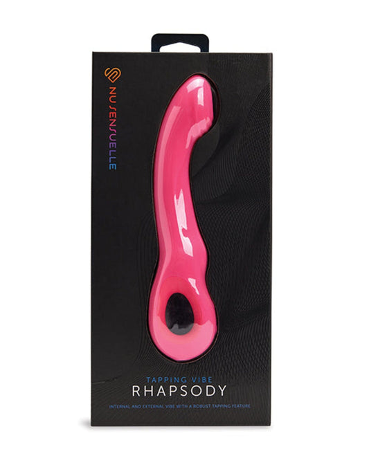 Doll Authority Vibrators Deep Pink Nu Sensuelle Rhapsody Tapping Vibe