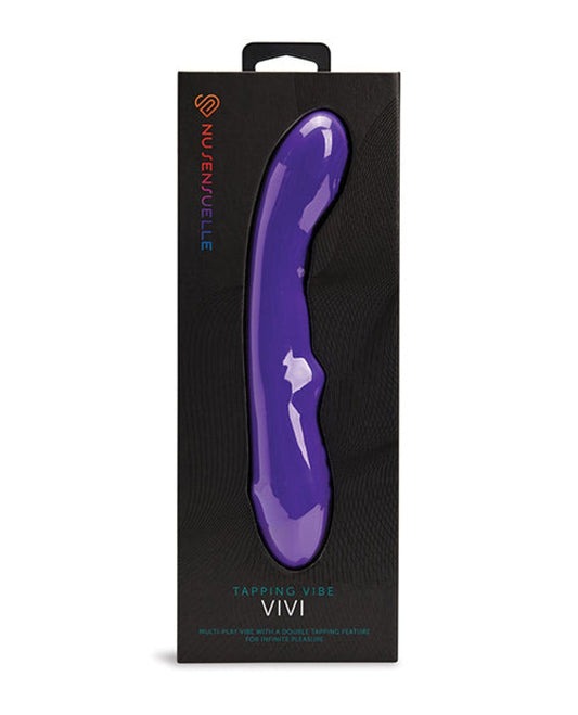 Doll Authority Vibrators Deep Purple Nu Sensuelle Vivi Double Tapping Vibe