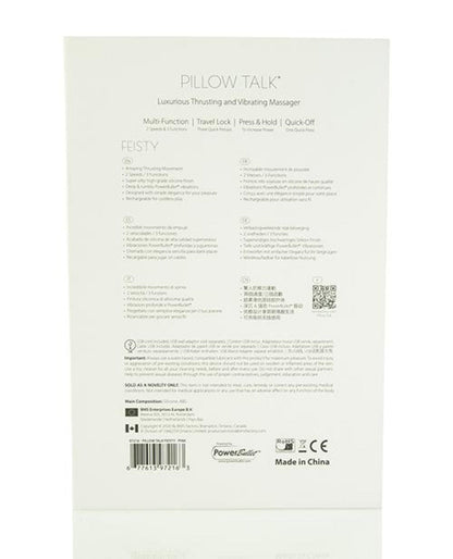 Doll Authority Vibrators Pillow Talk Feisty