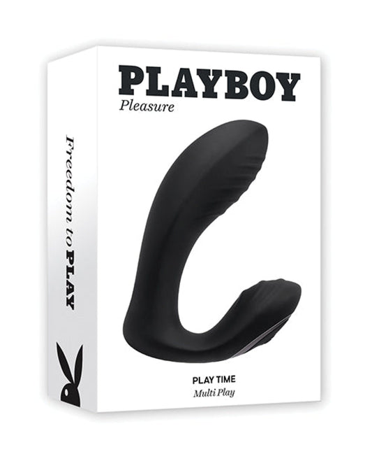 Doll Authority Vibrators Playboy Pleasure Play time Multi Play G-Spot & P-Spot Vibrator - Black