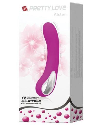 Doll Authority Vibrators Pretty Love Alston W-handle - 12 Function Fuchsia