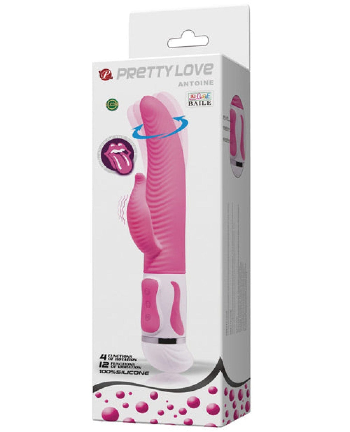 Doll Authority Vibrators Pretty Love Antoine Twisting Rabbit - Pink