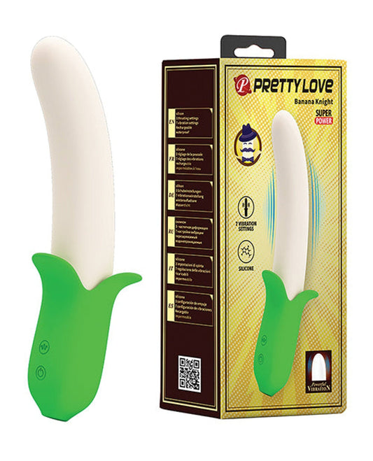 Doll Authority Vibrators Pretty Love Banana Knight Vibrator - Green