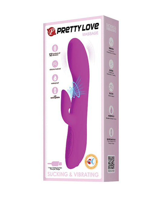 Doll Authority Vibrators Pretty Love Flirt Sucking Rabbit - 12 Functions
