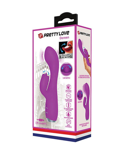Doll Authority Vibrators Pretty Love Gloria Licking Rabbit - Fuchsia