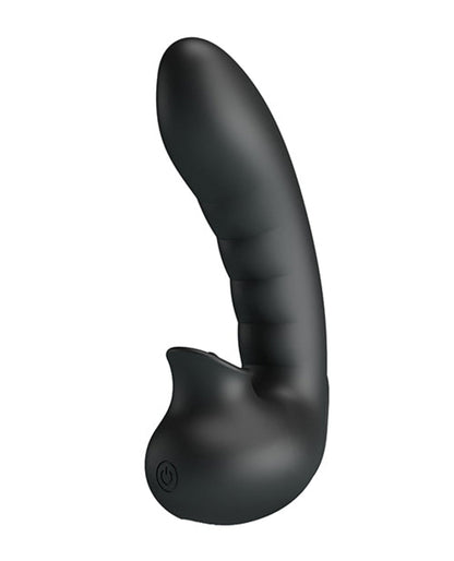Doll Authority Vibrators Pretty Love Hobgoblin Sucking Finger Vibe - Black