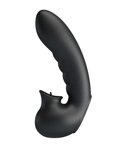 Doll Authority Vibrators Pretty Love Hobgoblin Sucking Finger Vibe - Black