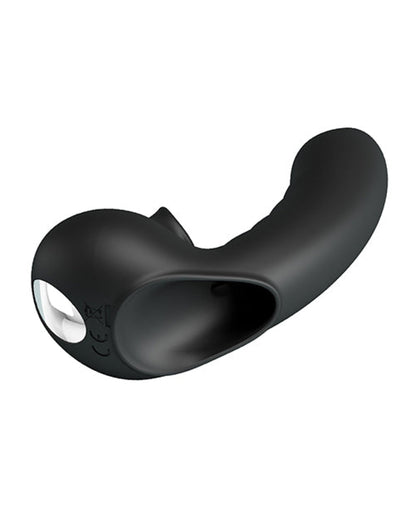 Doll Authority Vibrators Pretty Love Hobgoblin Sucking Finger Vibe - Black