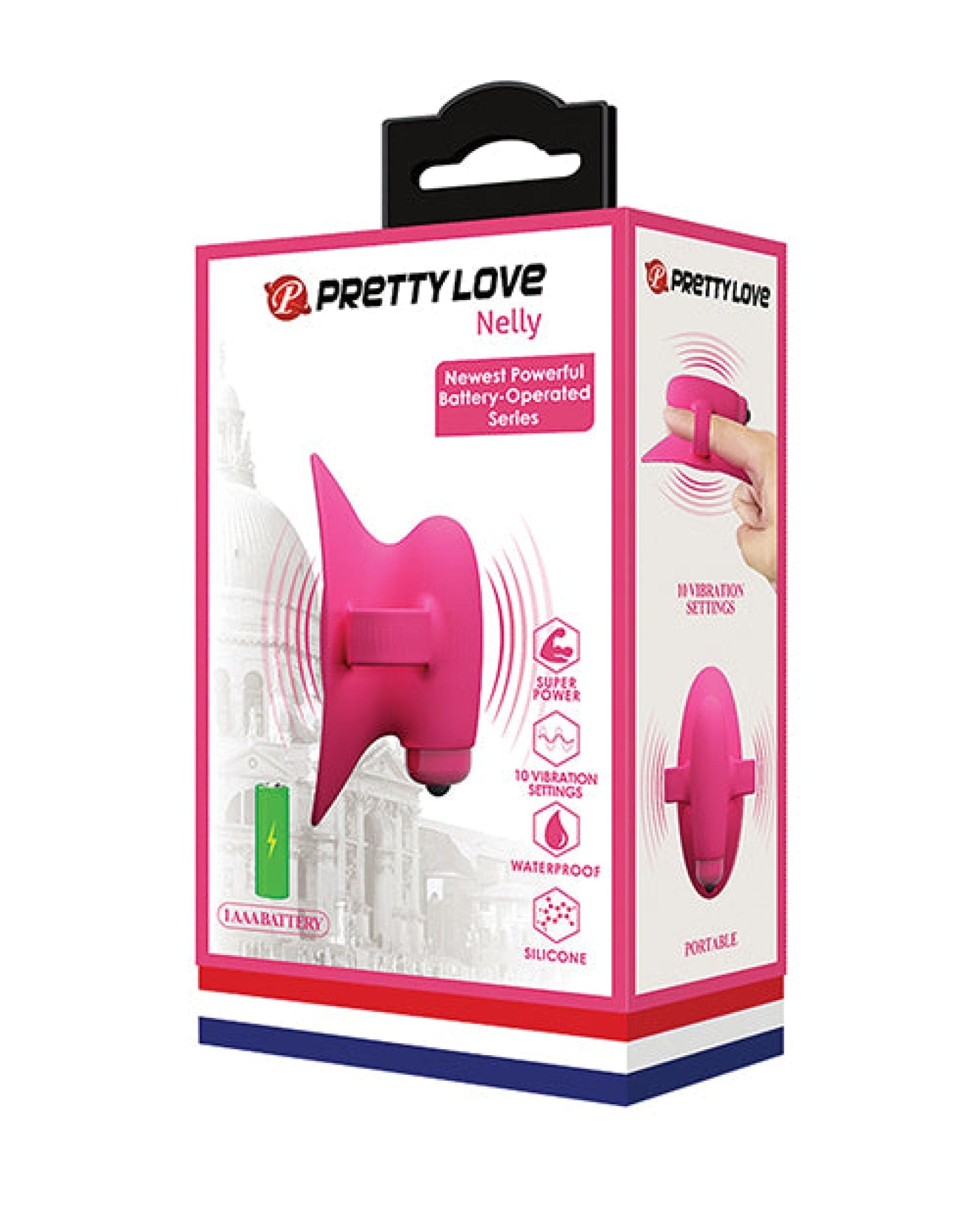 Doll Authority Vibrators Pretty Love Nelly Finger Battery Vibe - Pink