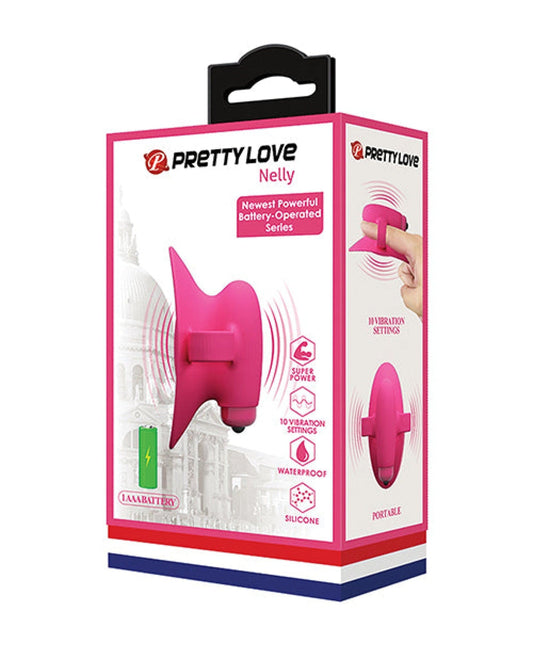 Doll Authority Vibrators Pretty Love Nelly Finger Battery Vibe - Pink