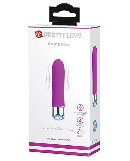 Doll Authority Vibrators Pretty Love Sampson Smooth Mini Vibe - Fuchsia