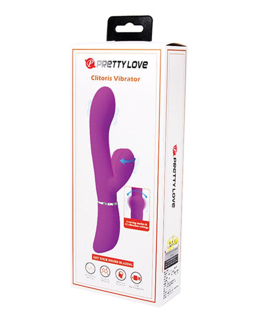Doll Authority Vibrators Pretty Love Side To Side Moving Rabbit - Fuchsia