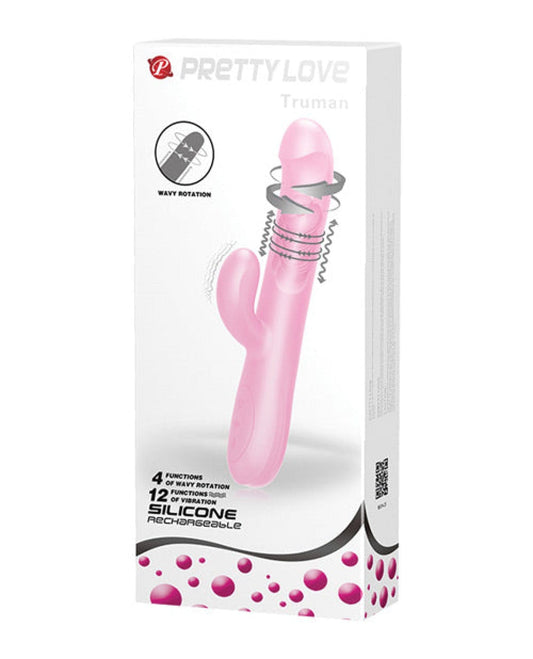 Doll Authority Vibrators Pink Pretty Love Truman Wavy Rotation Rabbit