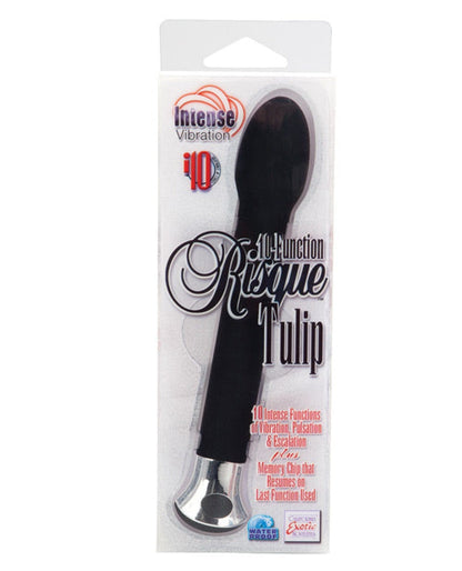 Doll Authority Vibrators Black Risque Tulip - 10 Function