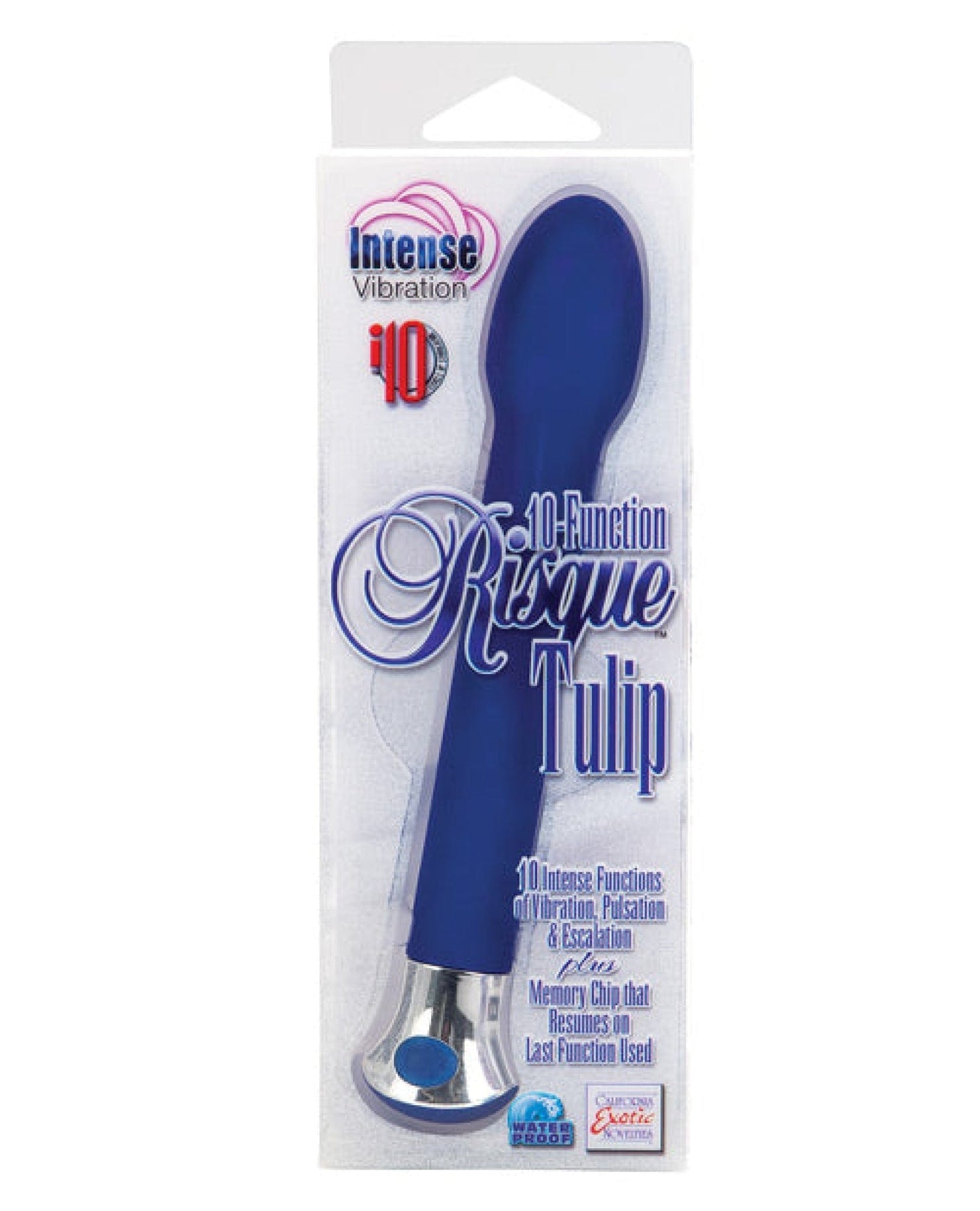 Doll Authority Vibrators Blue Risque Tulip - 10 Function