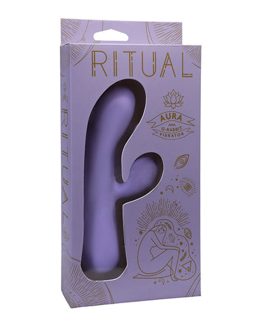 Doll Authority Vibrators Ritual Aura Rechargeable Silicone Rabbit Vibe - Lilac