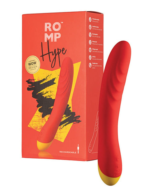 Doll Authority Vibrators Romp Hype G Spot Vibrator - Red