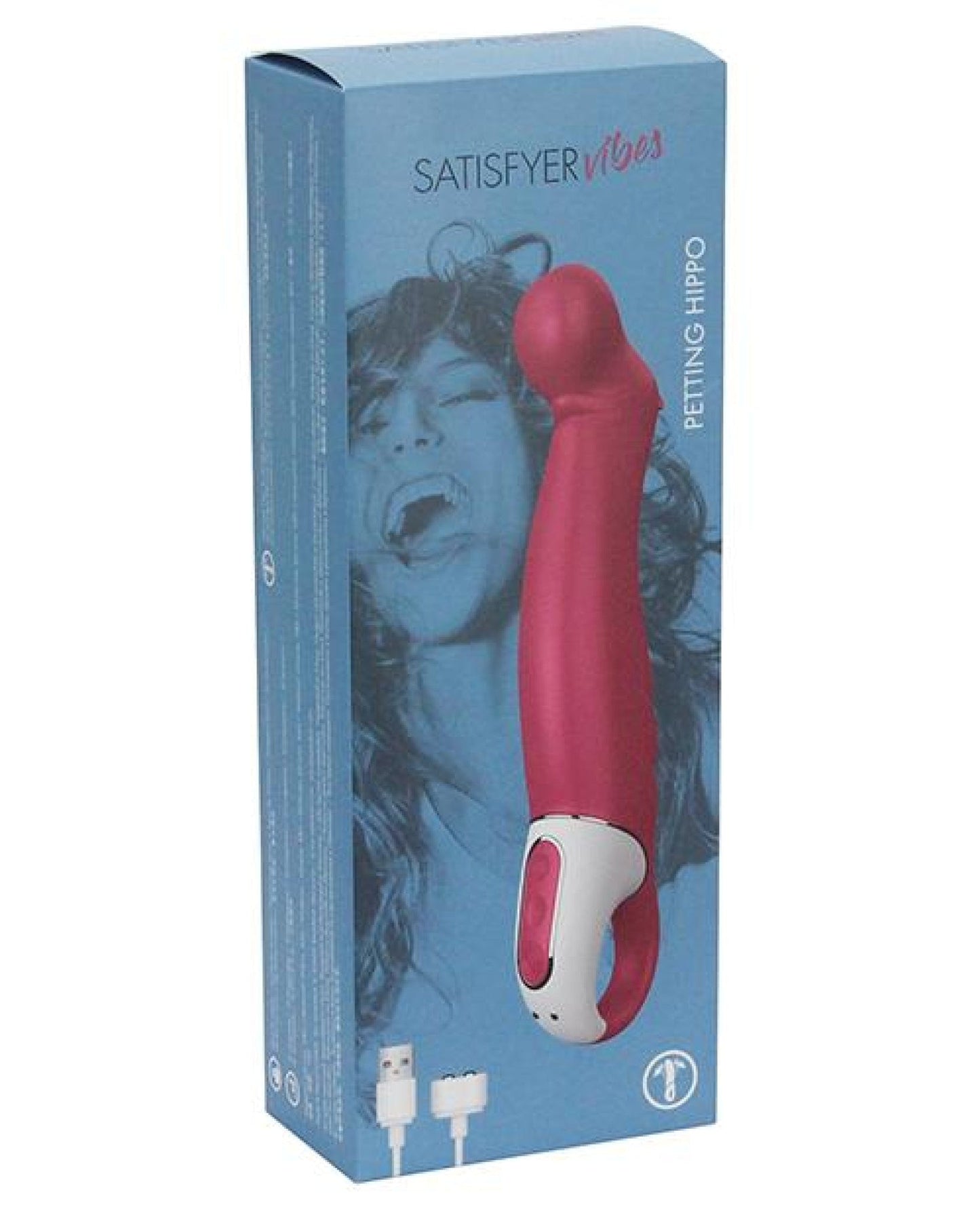 Doll Authority Vibrators Satisfyer Vibes Petting Hippo - Fuchsia