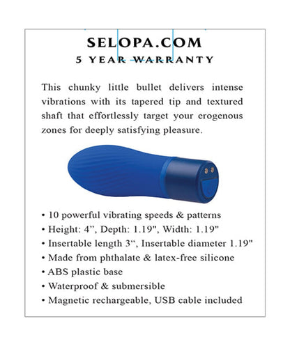 Doll Authority Vibrators Selopa Cobalt Cutie - Blue