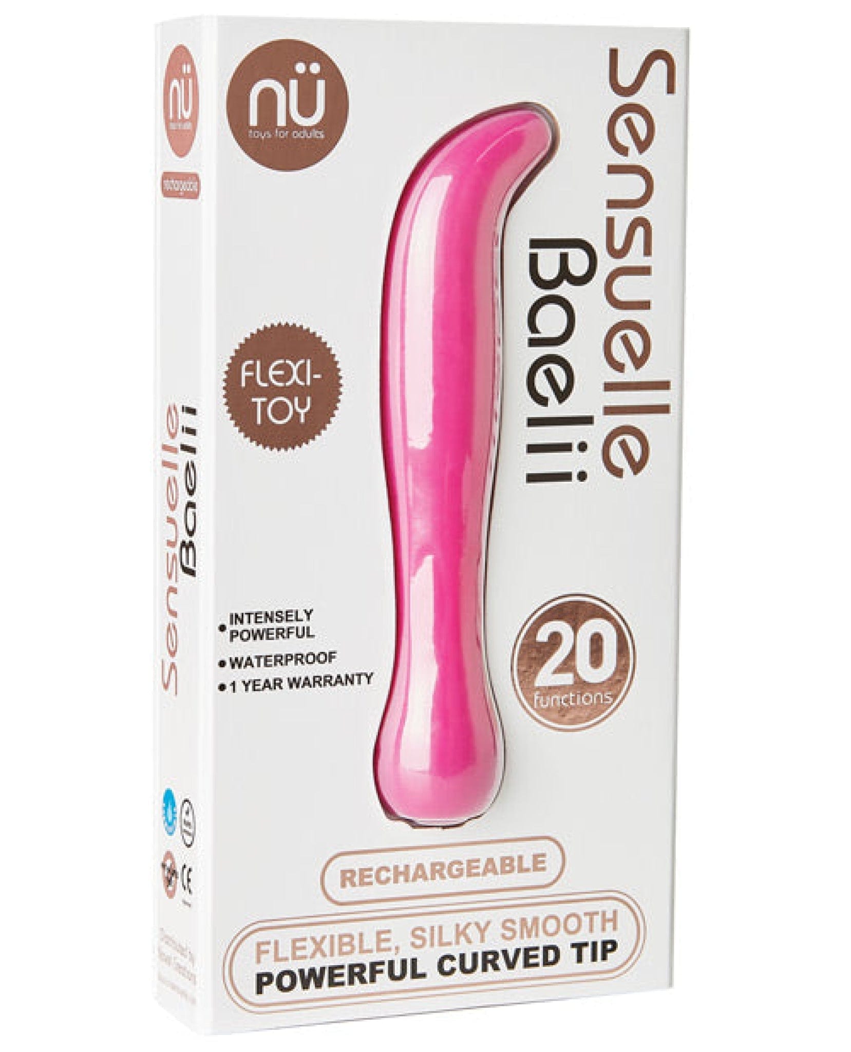 Doll Authority Vibrators Magenta Sensuelle Baelii Flexible G Spot Vibe - 20