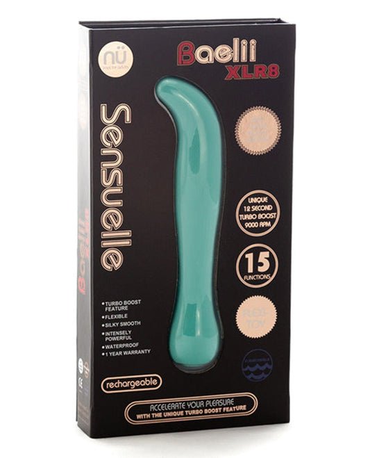 Doll Authority Vibrators Electric Blue Sensuelle Baelii Flexible G Spot Xlr8 Turbo Boost