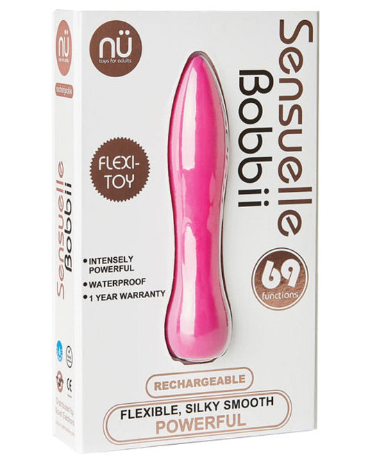 Doll Authority Vibrators Magenta Sensuelle Bobbii Flexible Vibe - 69 Function