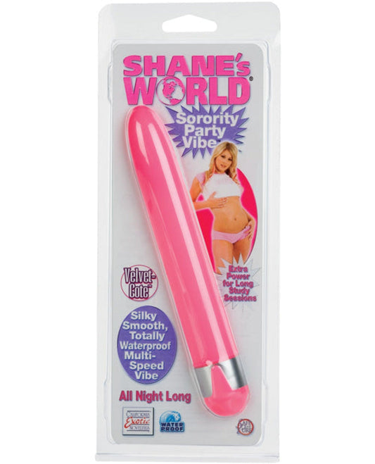 Doll Authority Vibrators Pink Shane's World All Night Long Sorority Party Vibe