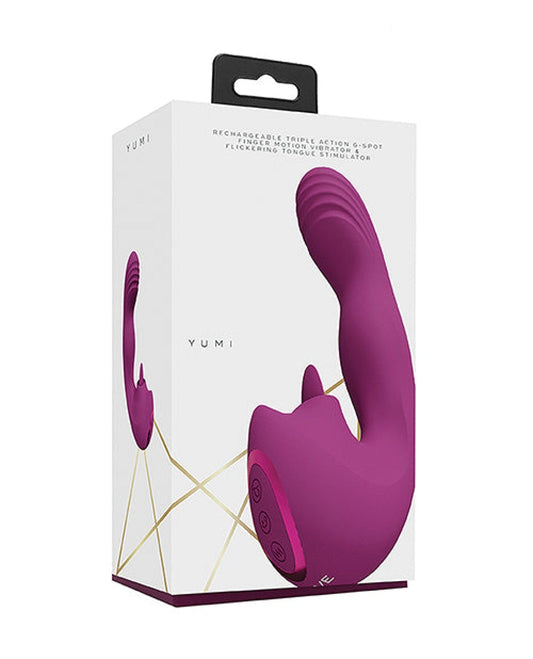 Doll Authority Vibrators Pink Shots Yumi Triple Action G-spot Vibrator & Stimulator