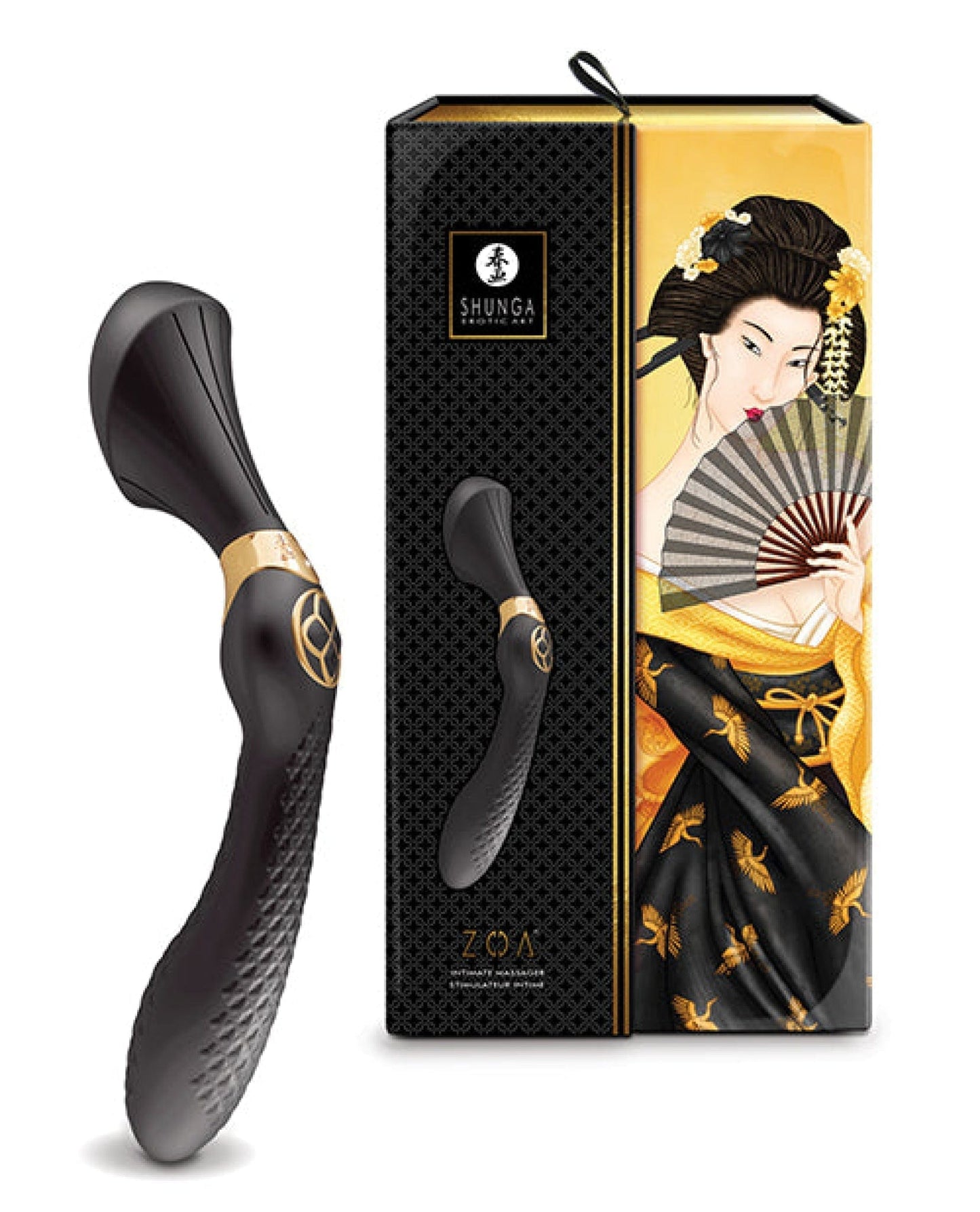 Doll Authority Vibrators Black Shunga Zoa Intimate Massager