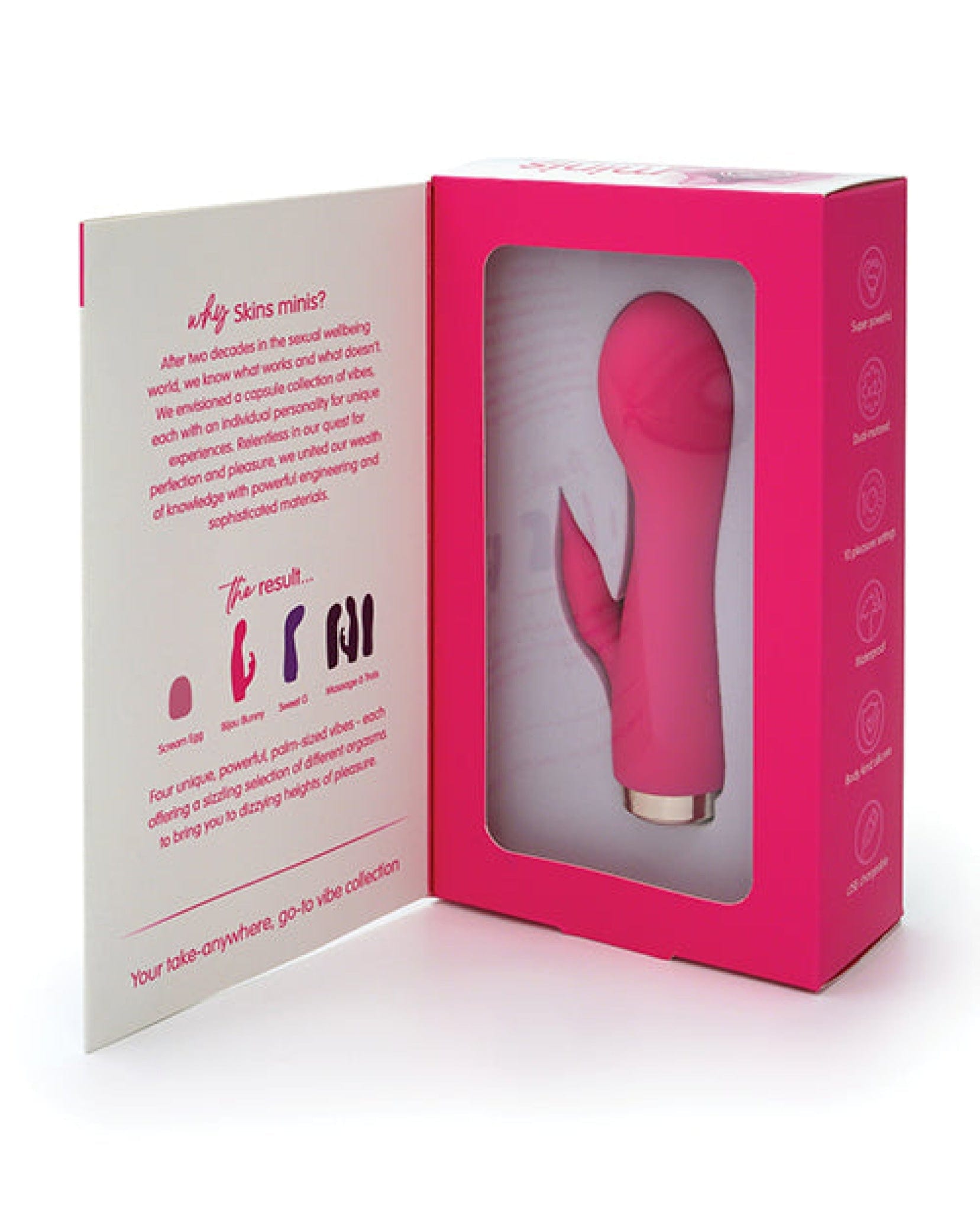 Doll Authority Vibrators Skins Minis The Bijou Bunny - Pink