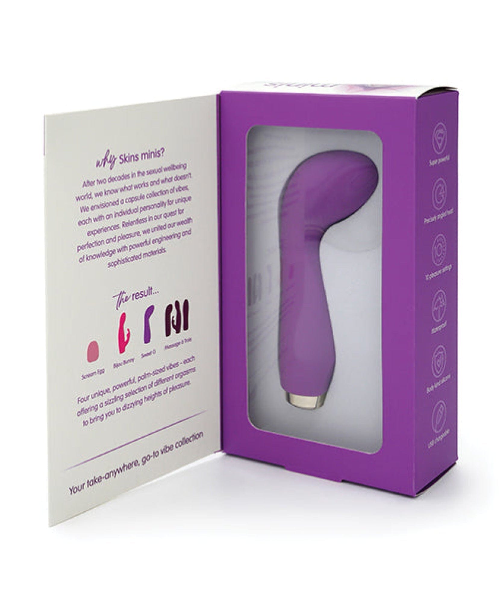 Doll Authority Vibrators Skins Minis The Sweet G - Purple