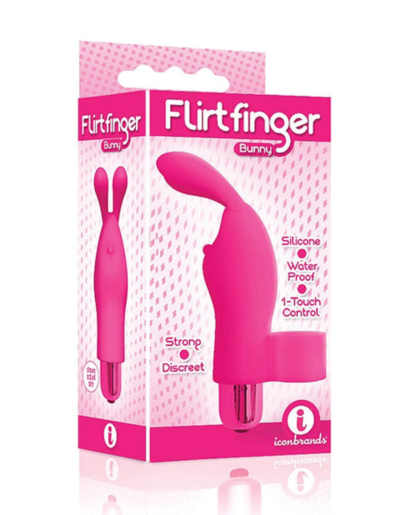 Doll Authority Vibrators Pink The 9's Flirtfinger Bunny