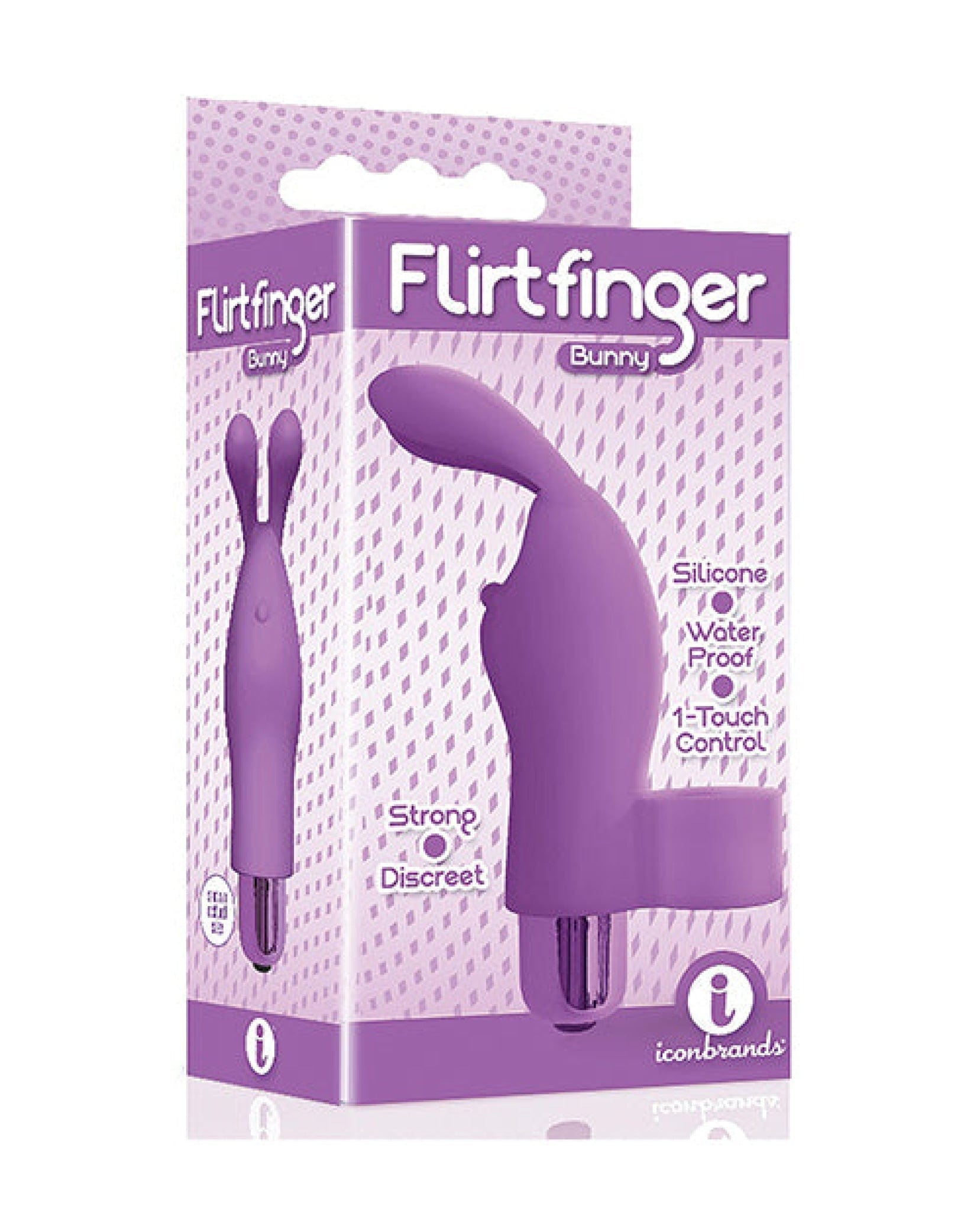 Doll Authority Vibrators Purple The 9's Flirtfinger Bunny