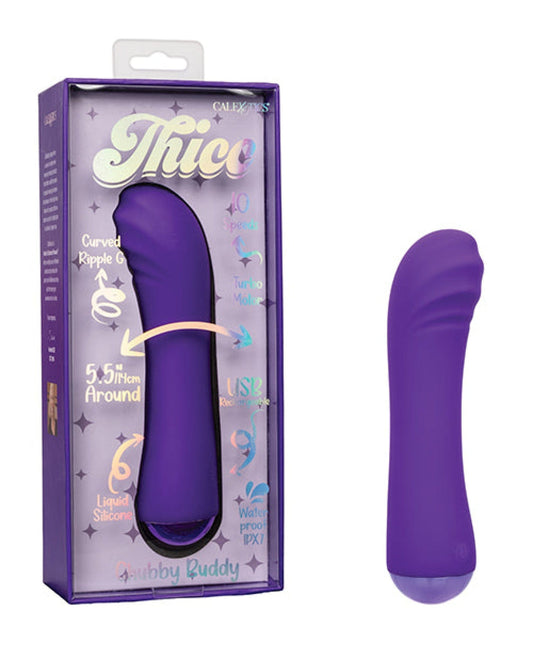 Doll Authority Vibrators Thicc Chubby Buddy - Purple