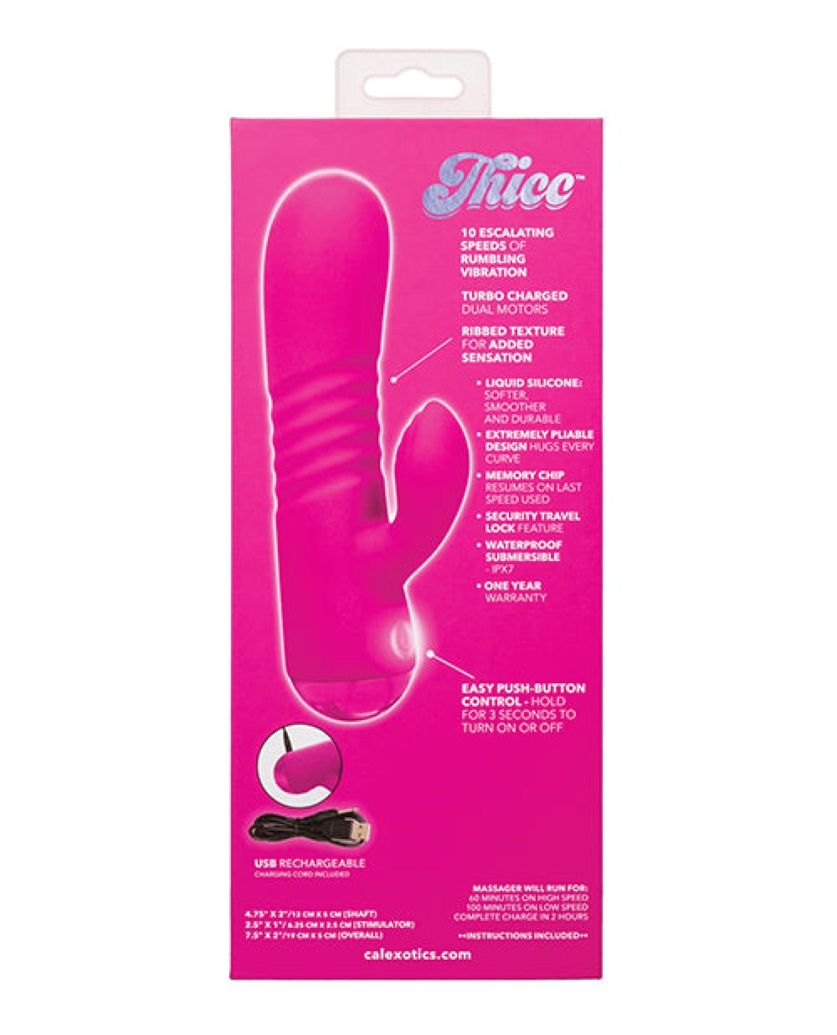 Doll Authority Vibrators Thicc Chubby Honey - Pink